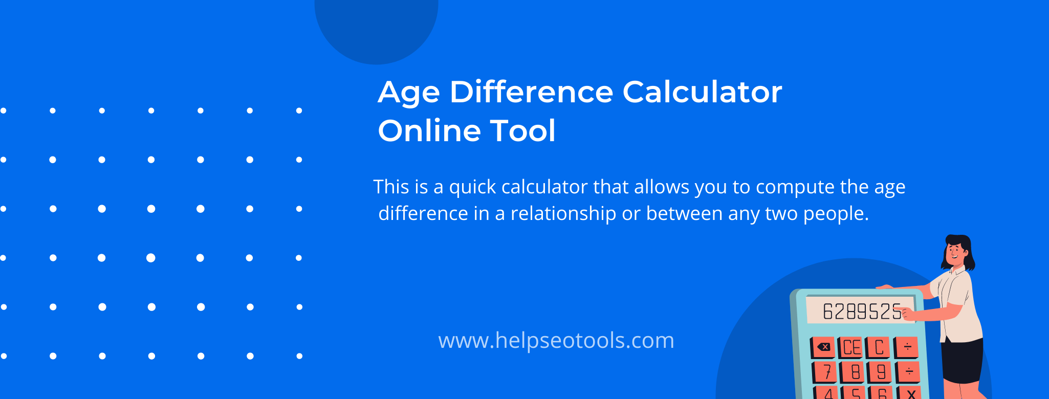  Age difference calculator Online Tool