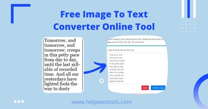 Image to Text Converter online