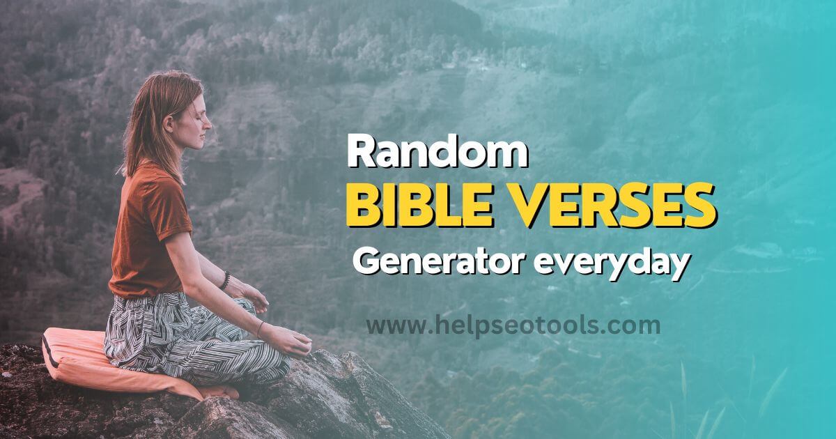 random bible verse generator