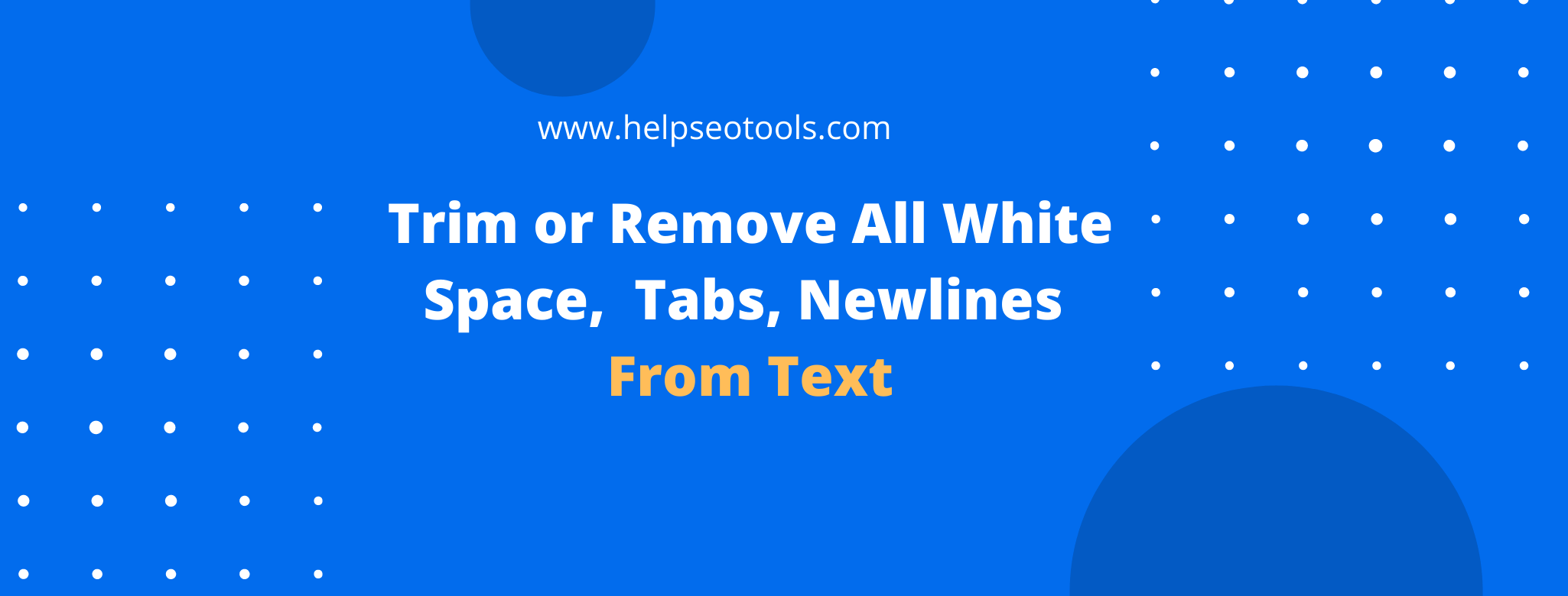 Trim Remove Extra Whitespace From Text Online Tool